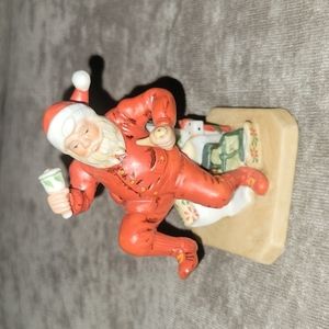 norman rockwell ringing in good cheer 1983  "the museum miniature" figurine